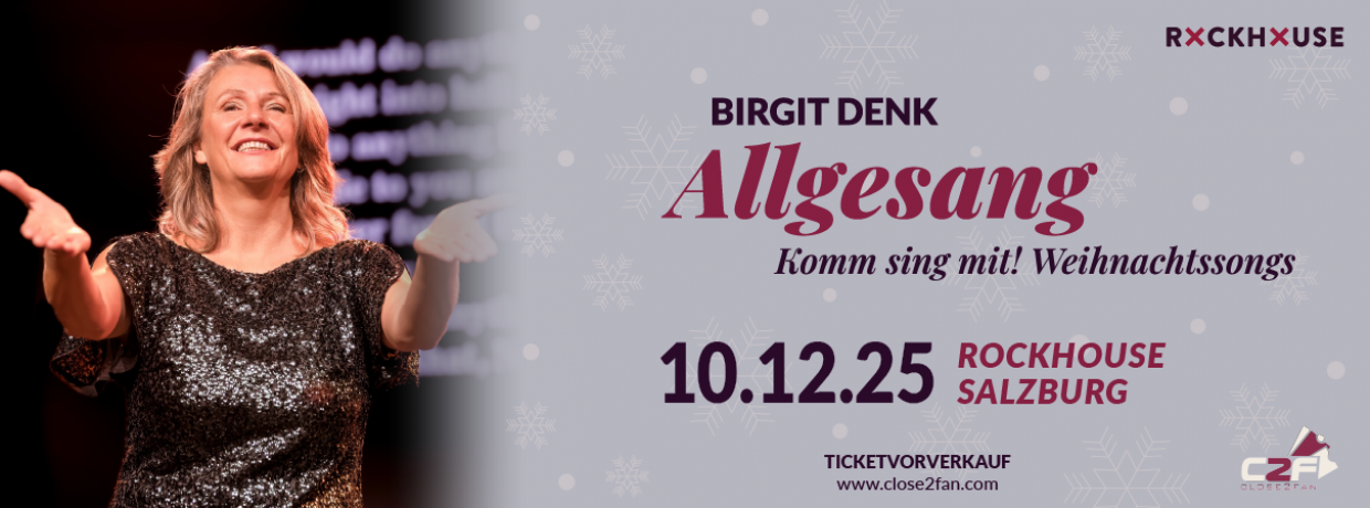 Birgit Denk lädt zum „Allgesang" - WEIHNACHTEN