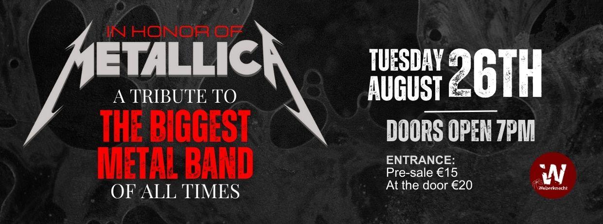 In Honor of Metallica support by Rockstars Cover Band