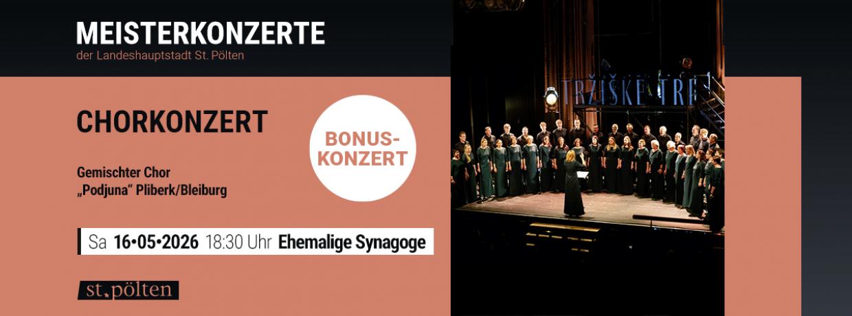 CHORKONZERT: GEMISCHTER CHOR „PODJUNA“ PLIBERK/BLEIBURG