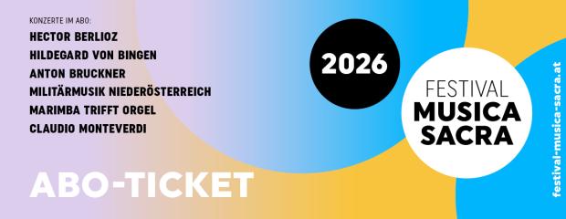 AUSVERKAUFT: ABONNEMENT FESTIVAL MUSICA SACRA 2026