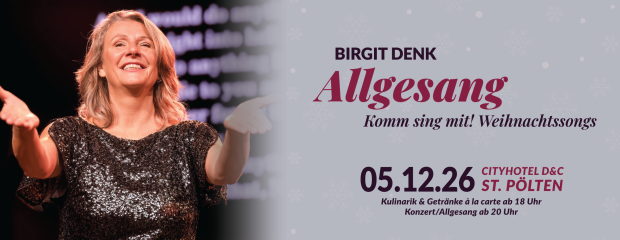 Birgit Denk lädt zum „Allgesang" - WEIHNACHTEN